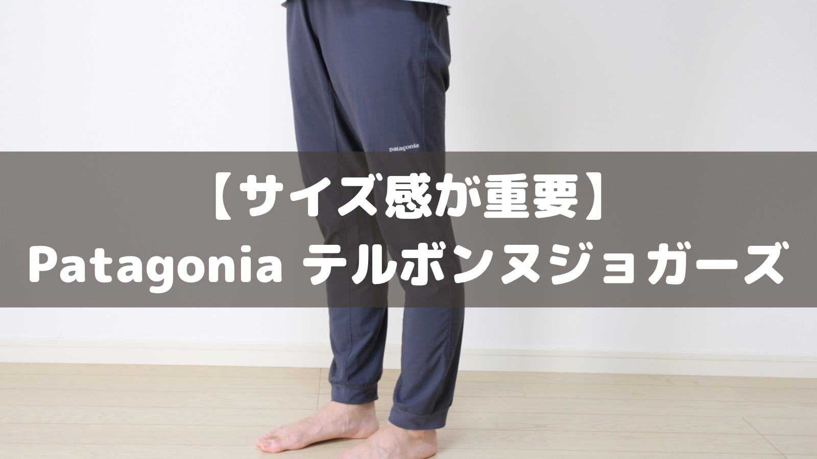 サイズ感が重要】Patagonia テルボンヌジョガーズのレビュー